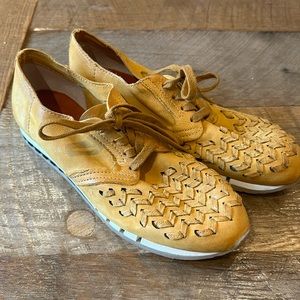 Beautiful A.S.98 yellow made in Cambodia size 41 shoes